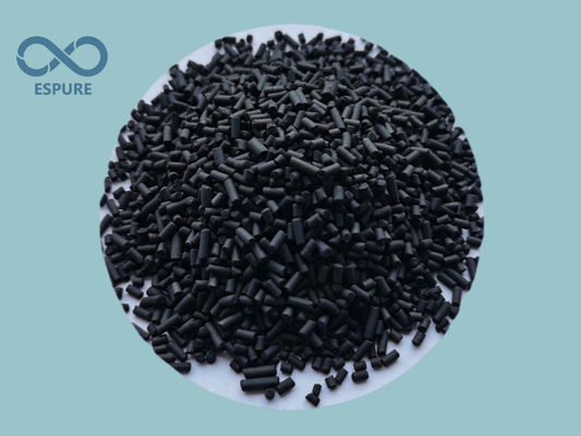 İyi bir fiyat. 600mg/g Siyah Silindrik Pellet Aktif Karbon 4mm Kömür Üssü çevrimiçi